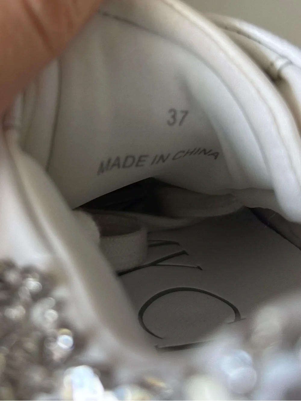 JIMMY CHOO Diamond Maxi Crystal-Embellished Sneakers $1,595 37